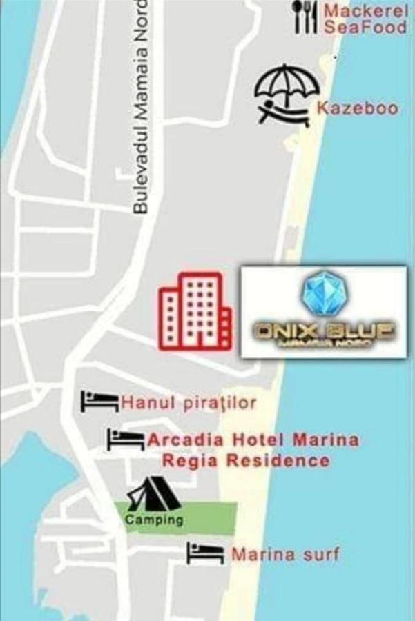 Appartement Estival Studio By Onix Blue Mamaia Nord à Năvodari Extérieur photo